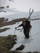 Alessio verso la cima del Kreuzspitze